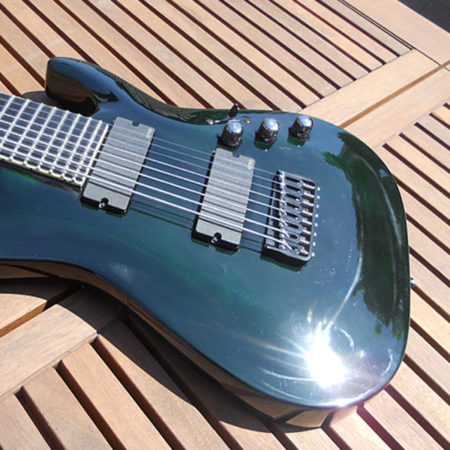 Riverniciatura chitarra Schecter